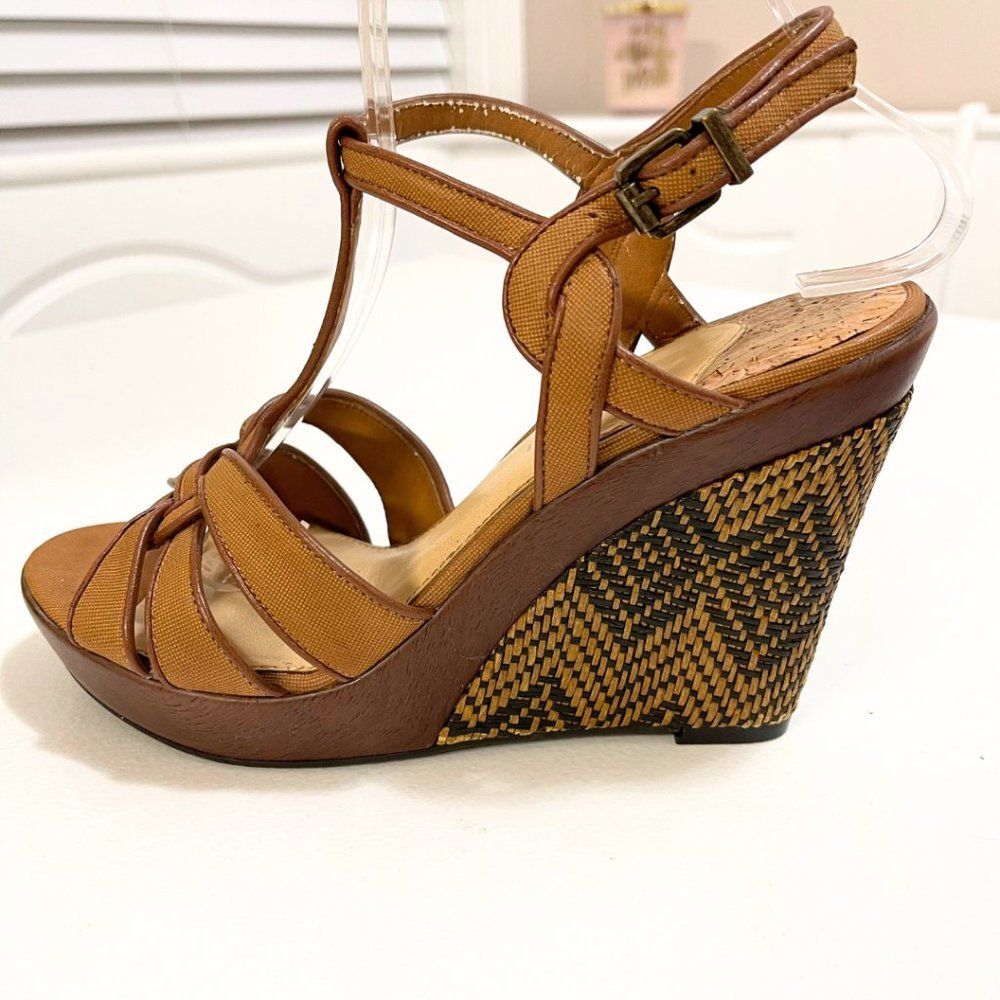 Women's Wedge Platform Sandals Size 8.5M - Picture 3 of 14